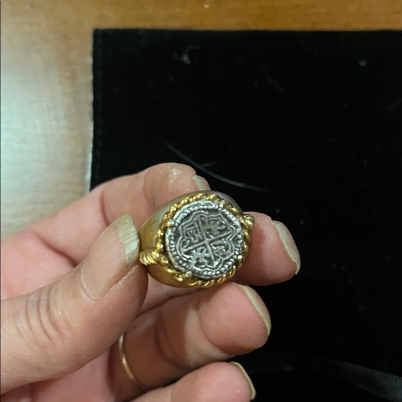 Stunning RARE Vintage (1991) Franklin Mint Galleon The Atocha Coin Treasure Ring - Picture 4 of 4